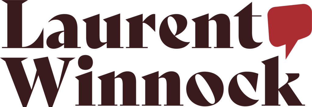 Bruin logo van het personal brand van Laurent Winnock.