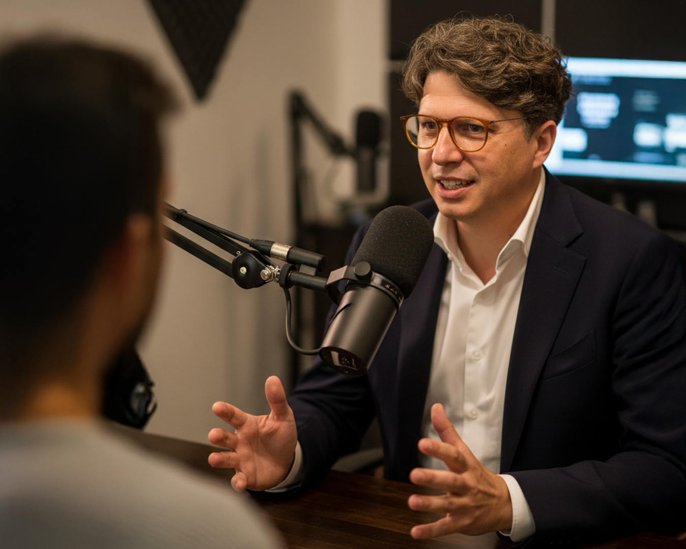 Laurent Winnock te gast bij een podcast